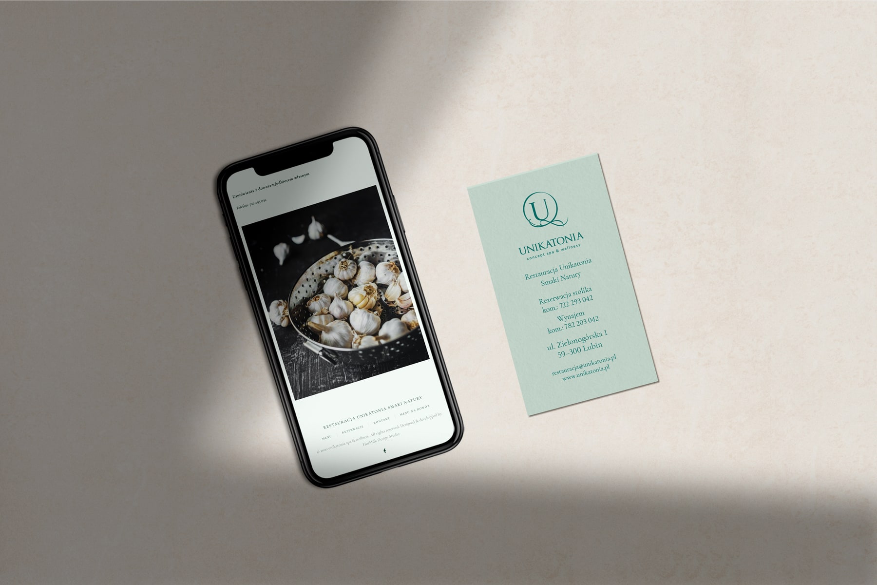 strona internetowa dla restauracji studio projektowe hotmilk